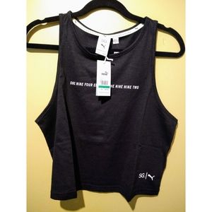 SOLD Puma (Selena Gomez) Black Tank Top